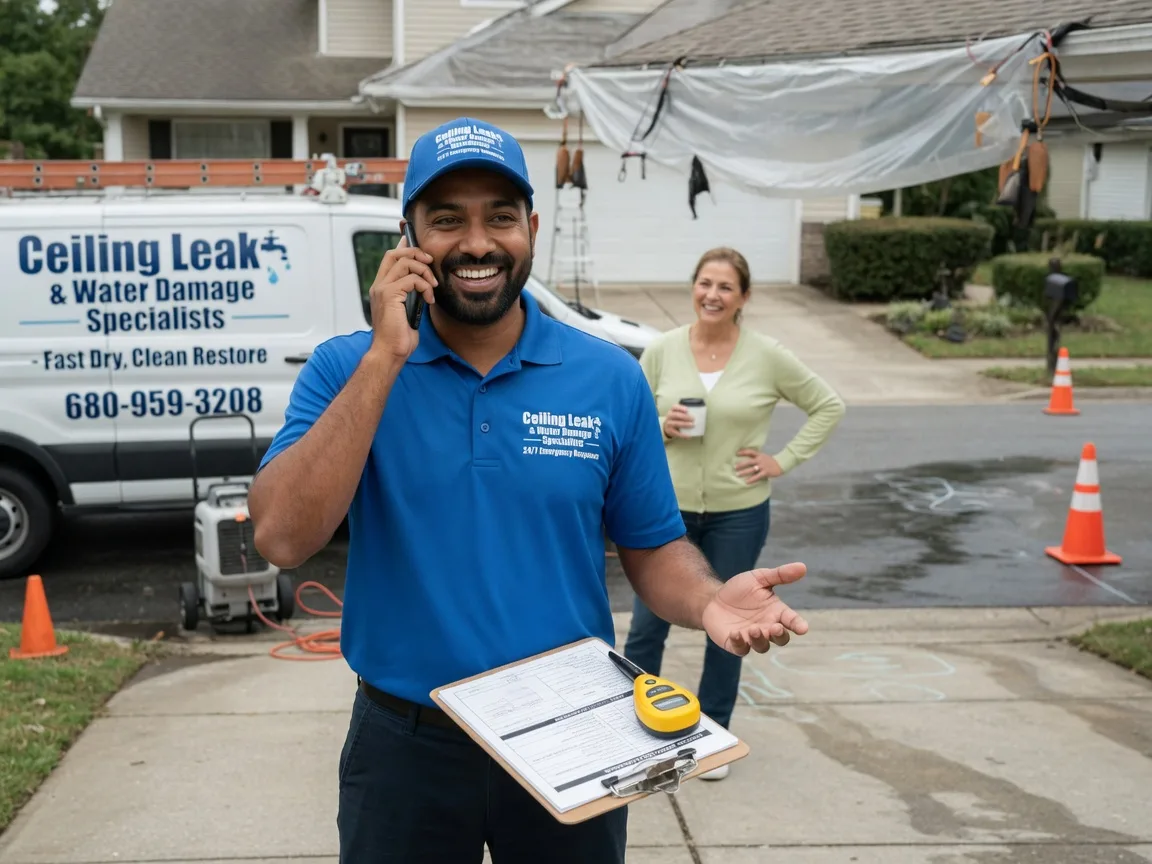 Ceiling Leak Cleanup Orkney Springs, VA FAQs